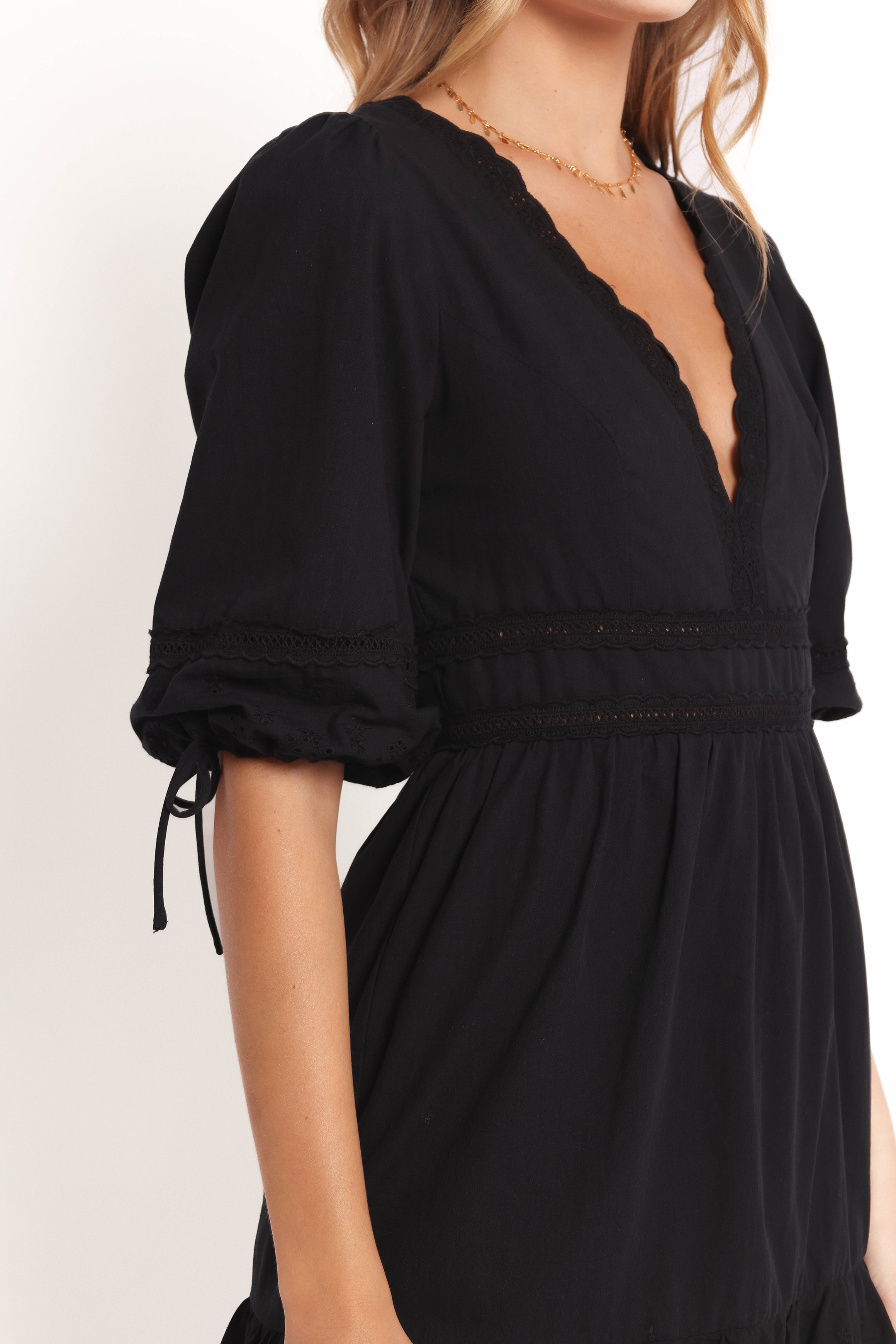 Estella Mini Dress - Black