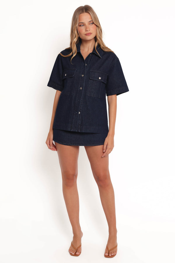 Della Denim Shirt - Raw Denim