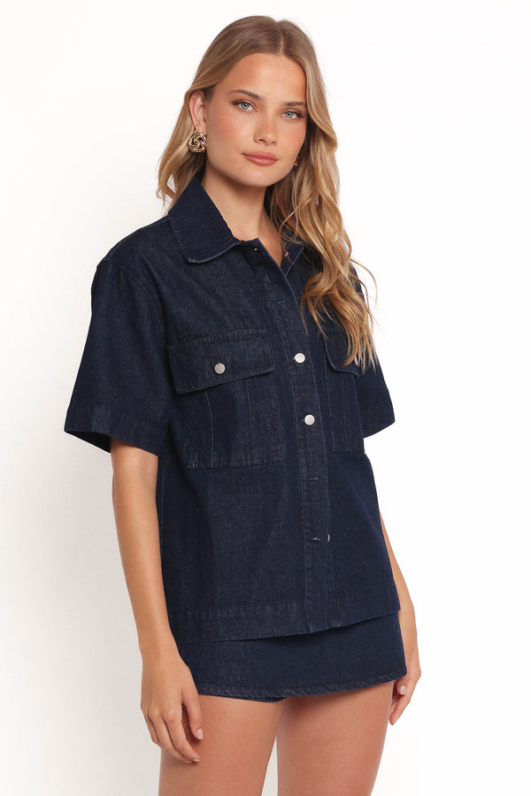 Della Denim Shirt - Raw Denim