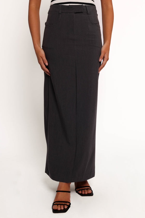 Chicca Maxi Skirt - Grey