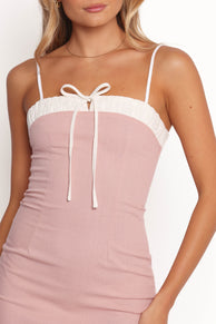 Abril Mini Dress - Pink