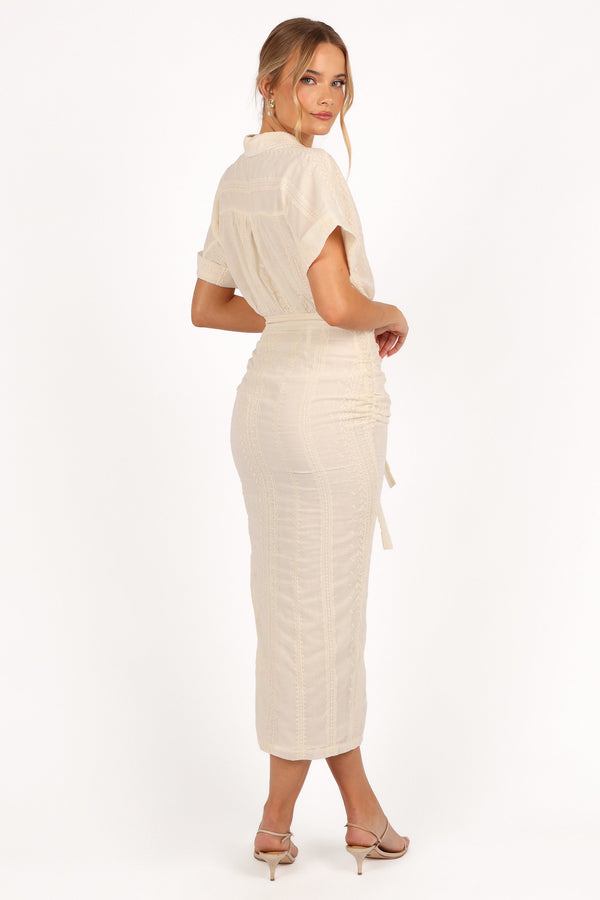 Adorlee Midi Dress - Cream