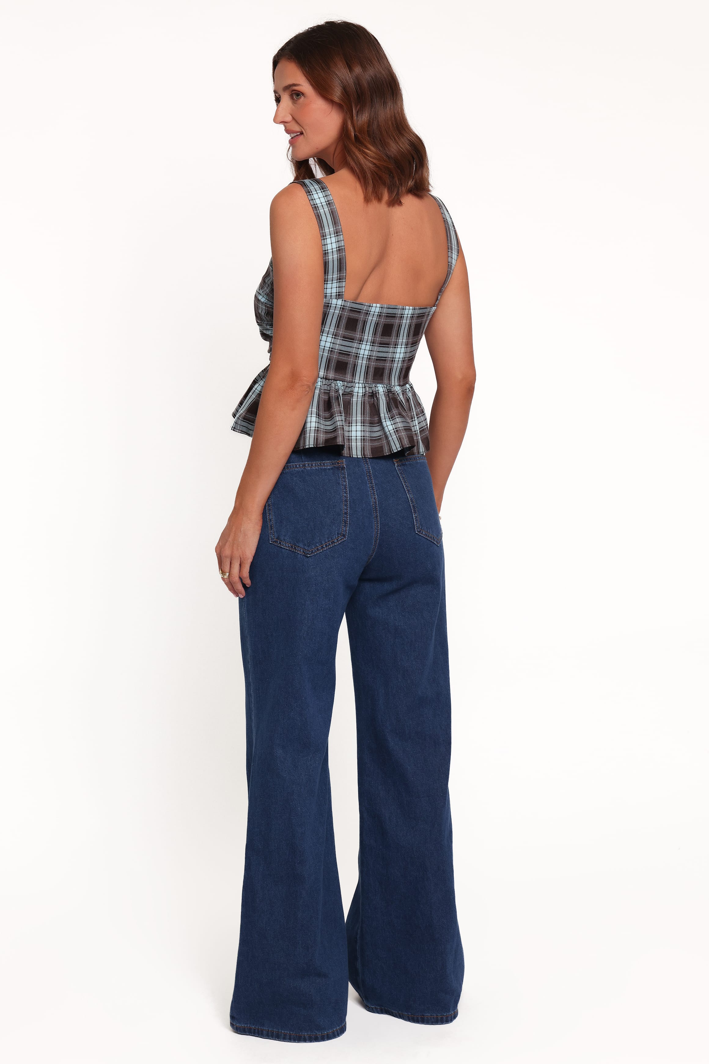 Sellie Flared Leg Jeans - Indigo Blue