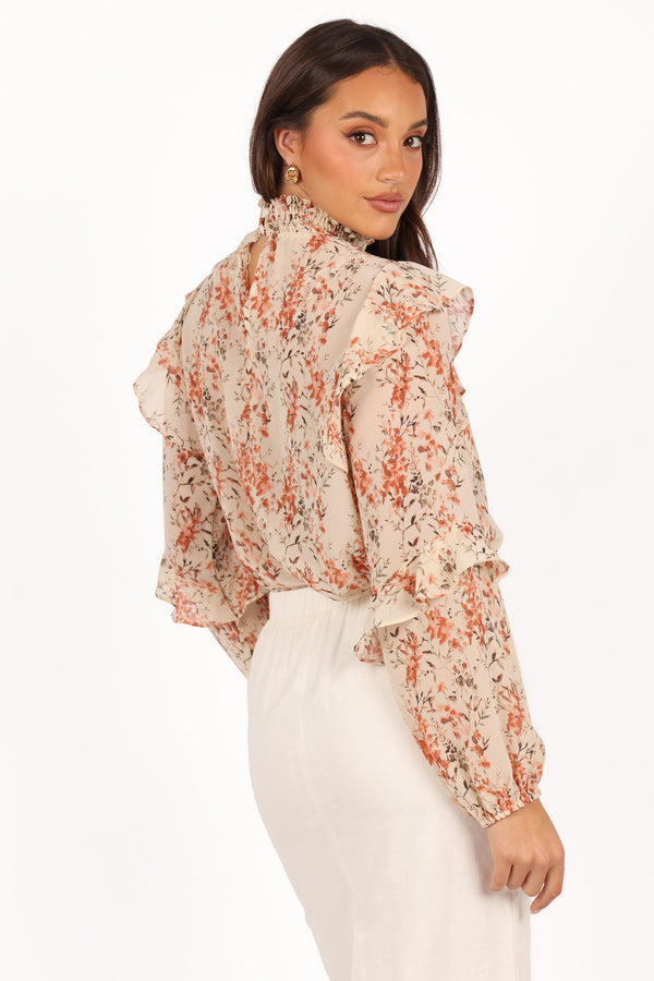 Alexi Top - Warm Floral