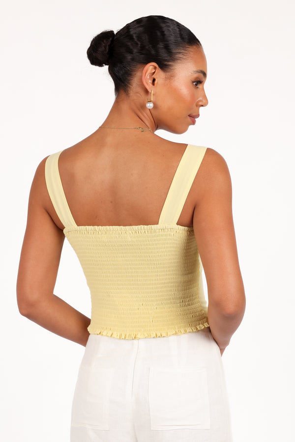 Alice Corset Top - Honeysuckle Yellow