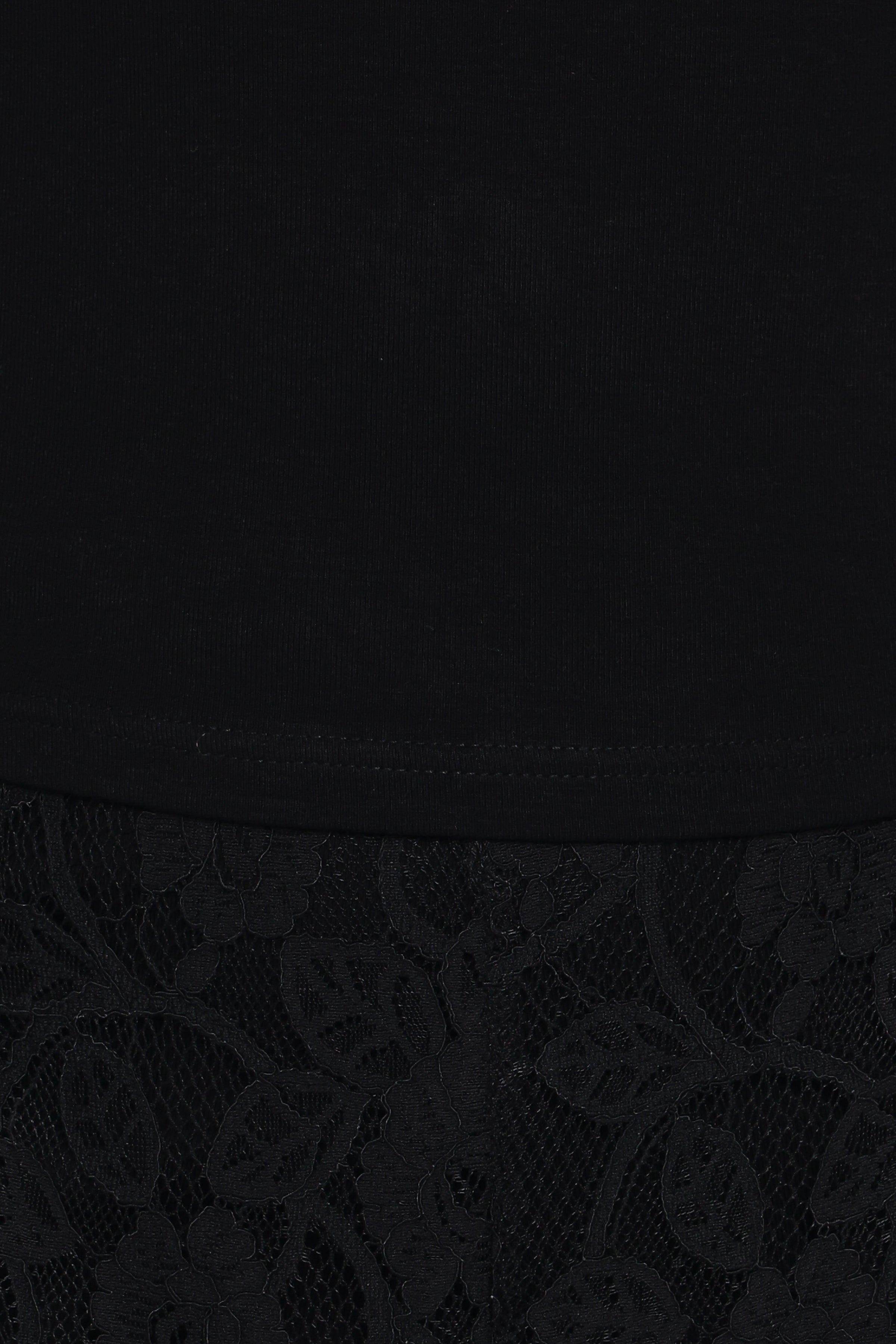 Alina Lace Pant Set - Black