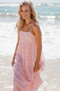 Alyah Maxi Dress - Pale Pink