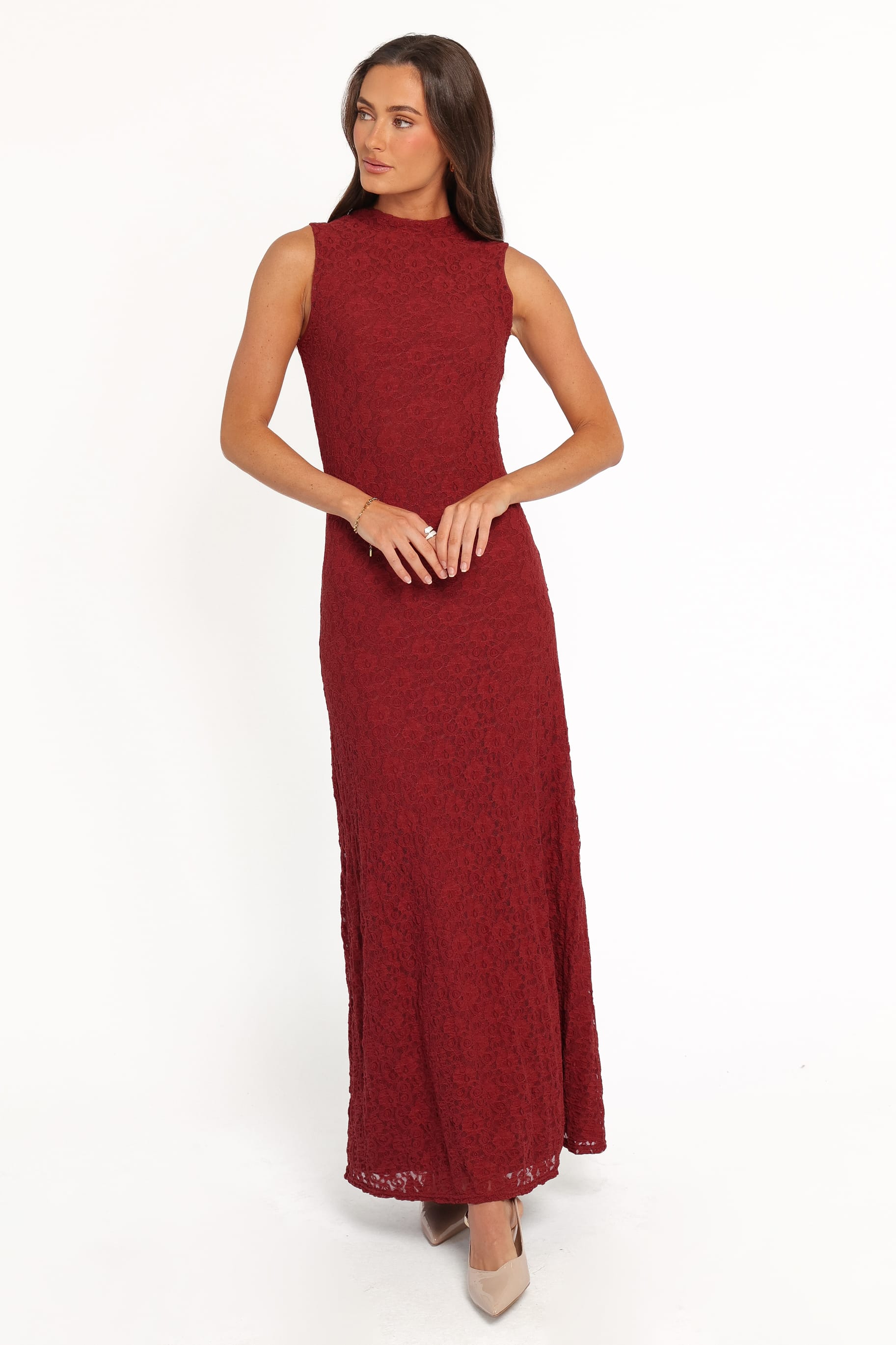 Atlas Maxi Dress - Cabernet