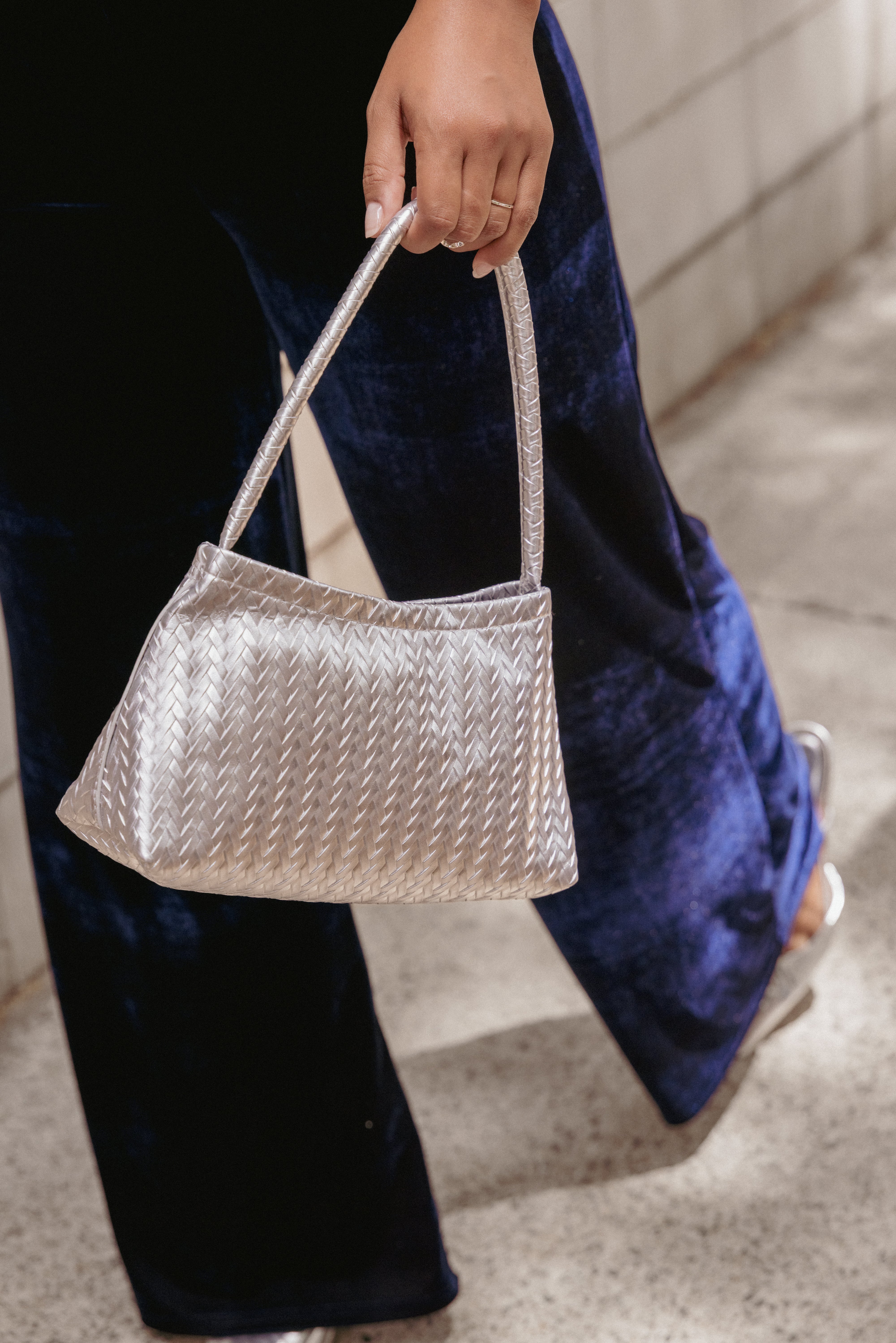 Augustine Handbag - Silver