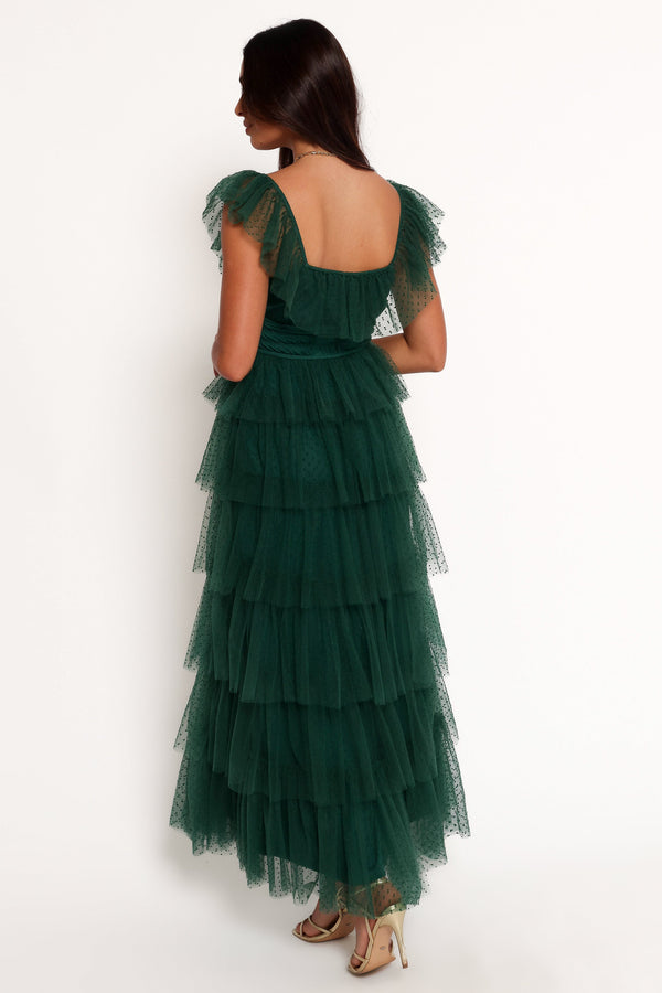 Belle Maxi Dress - Hunter Green