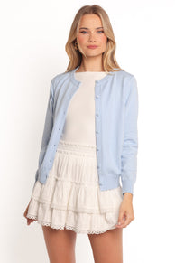 Bliss Cardigan - Pale Blue