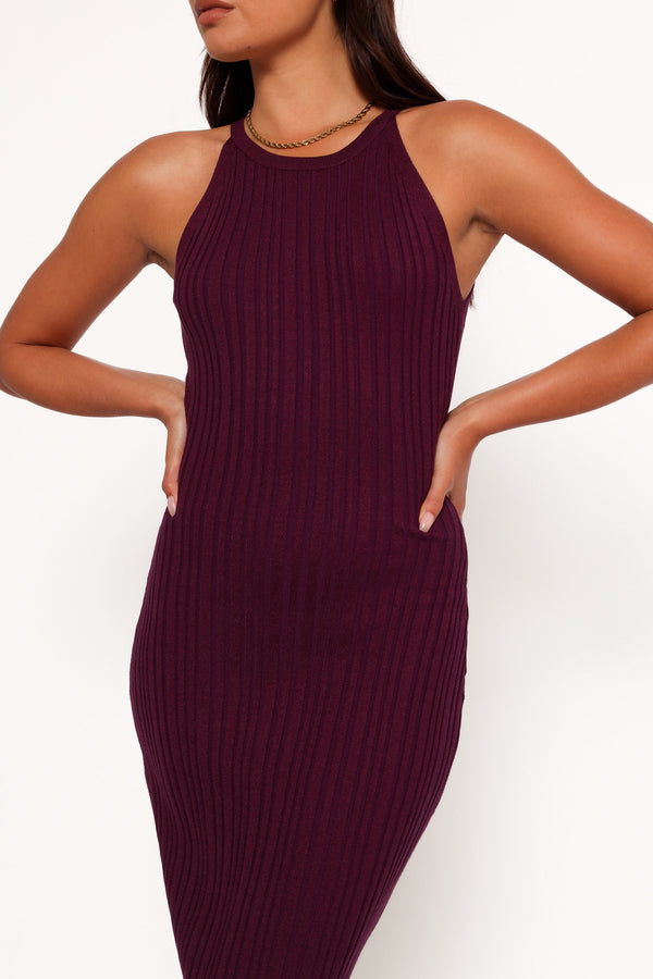 Brighton Maxi Dress - Plum