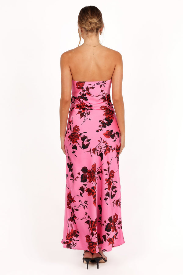 Bryden Maxi Strapless Dress - Rose/Pink