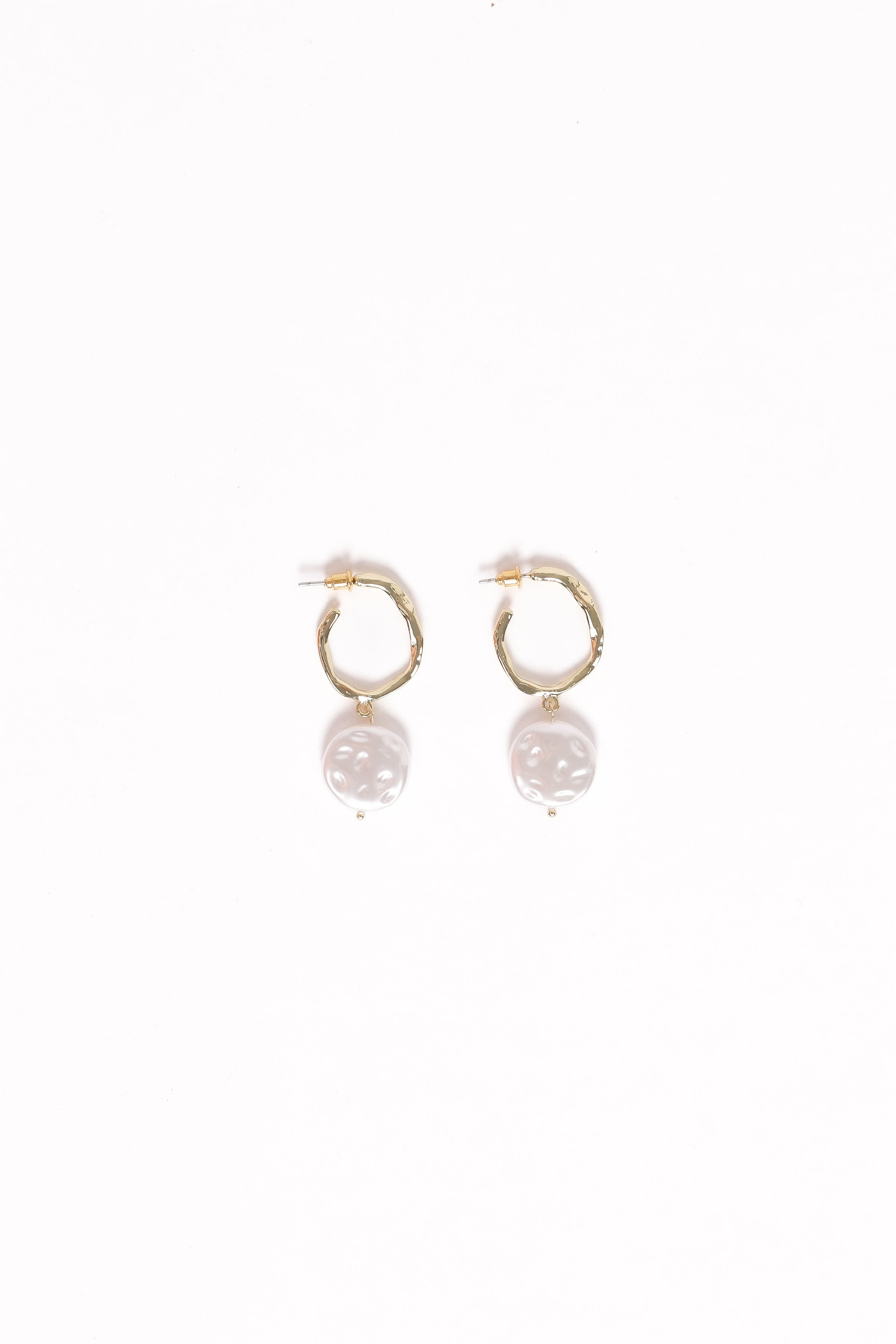 Carina Pearl Earrings - Gold