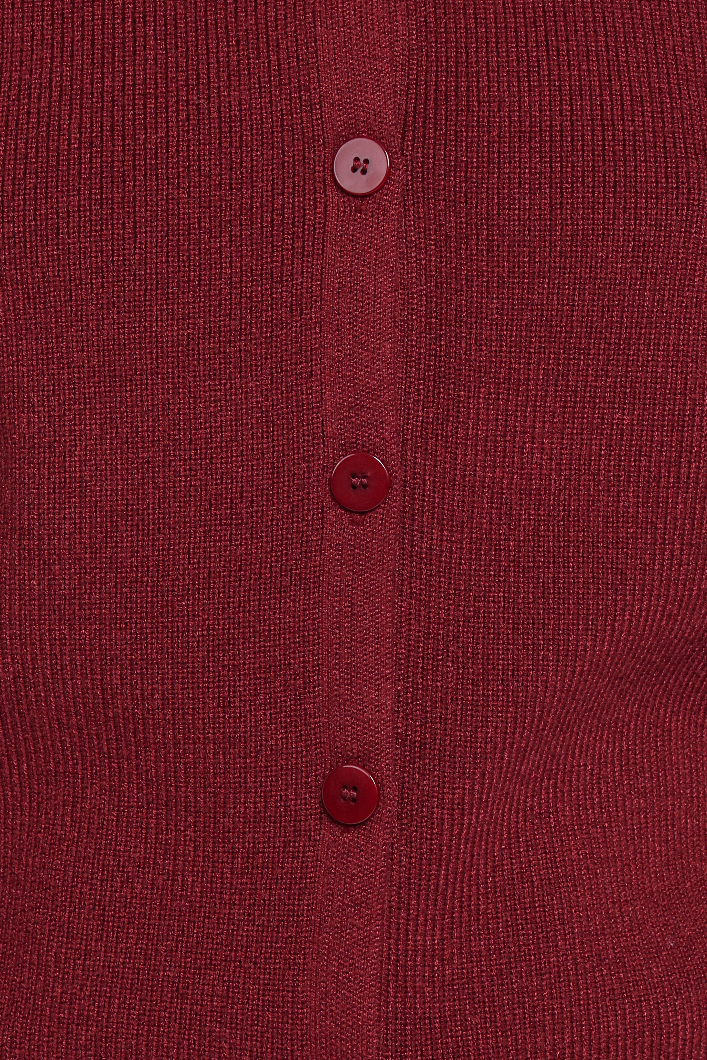 Cataline Button Front Top - Wine