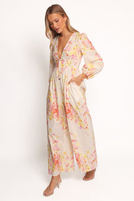 Celestine Jumpsuit - Pink Floral
