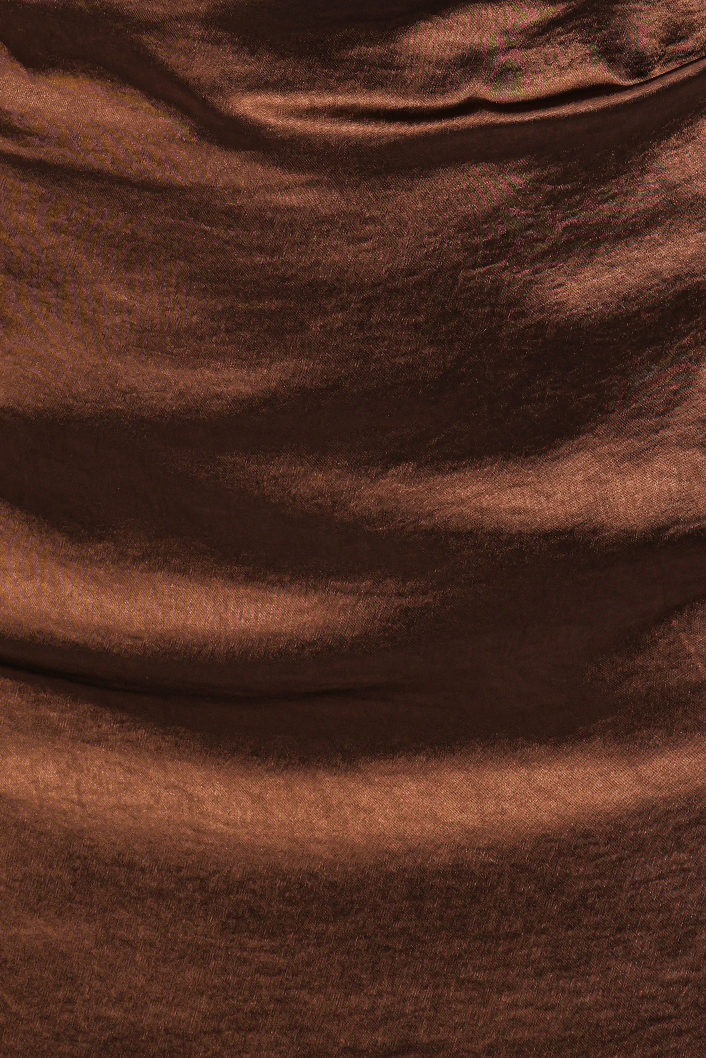 Chance Long Sleeve Mini Dress - Brown