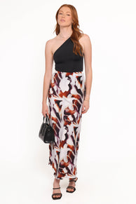 Cheryl Maxi Skirt - Blurred Floral
