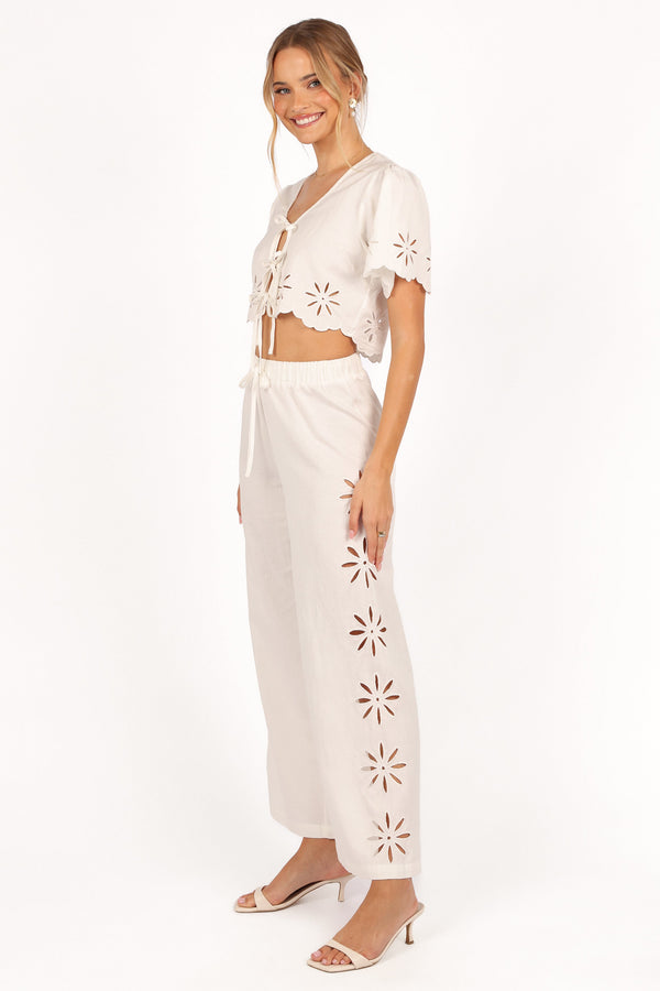 Chloe Two Piece Set - White