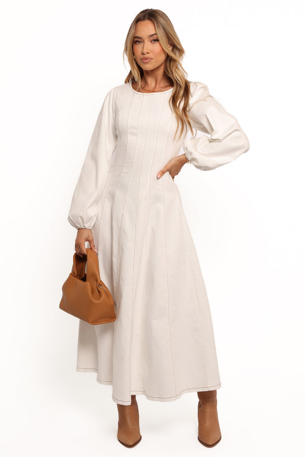Cilla Midi Dress - White