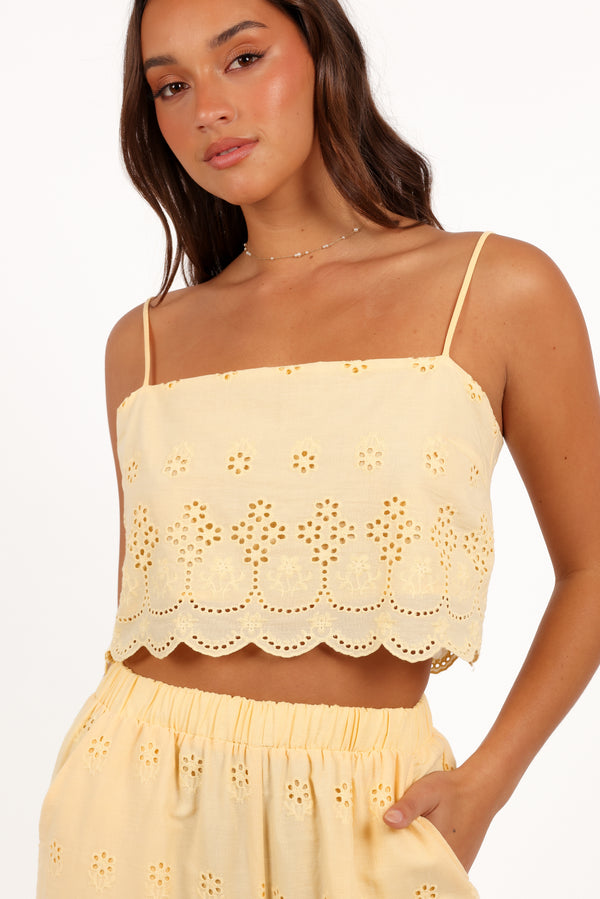 Clementine Pant Set - Honeysuckle Yellow