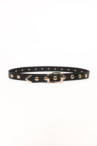 Dallas Studded Belt - Black
