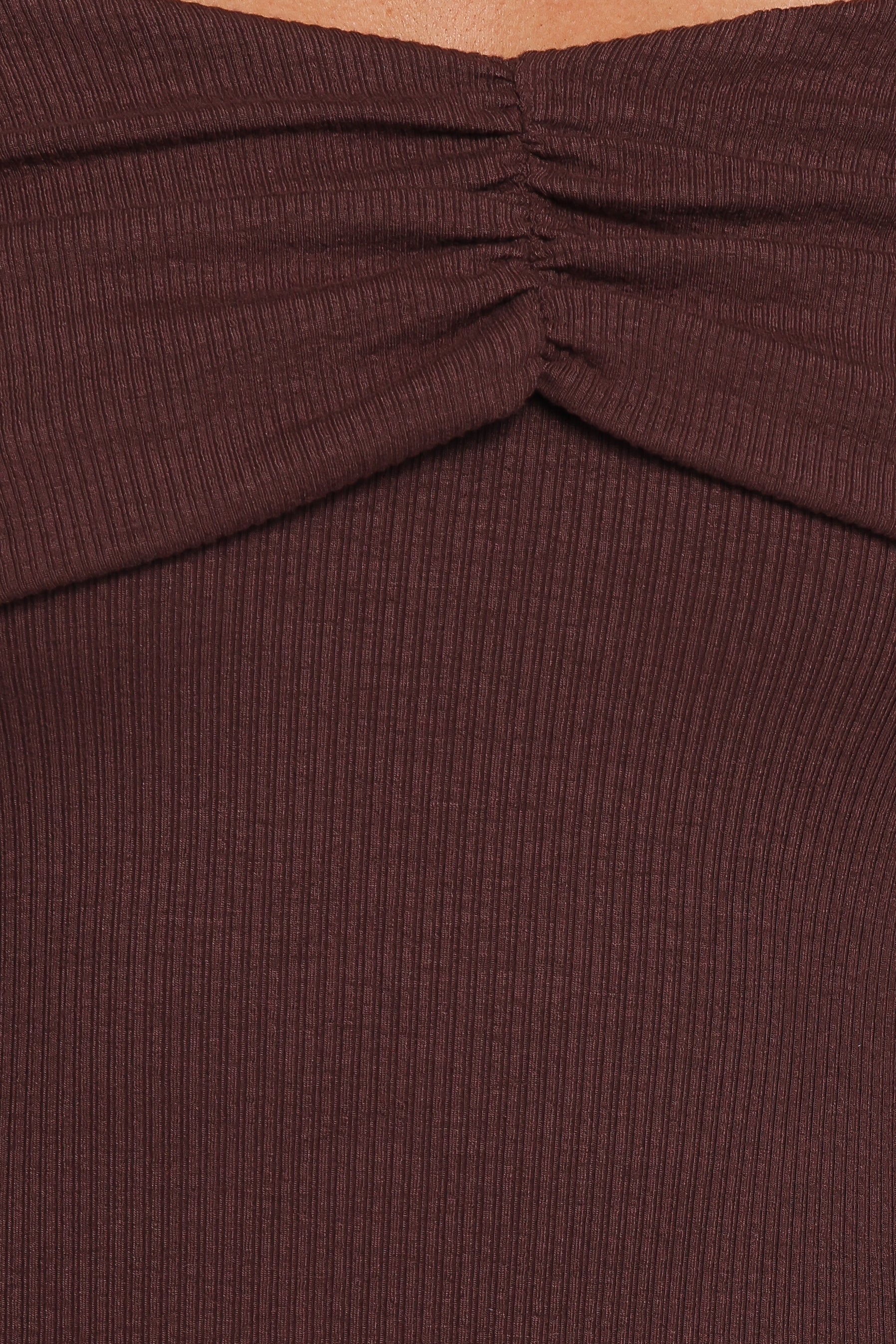 Danica Mini Dress - Chocolate Brown