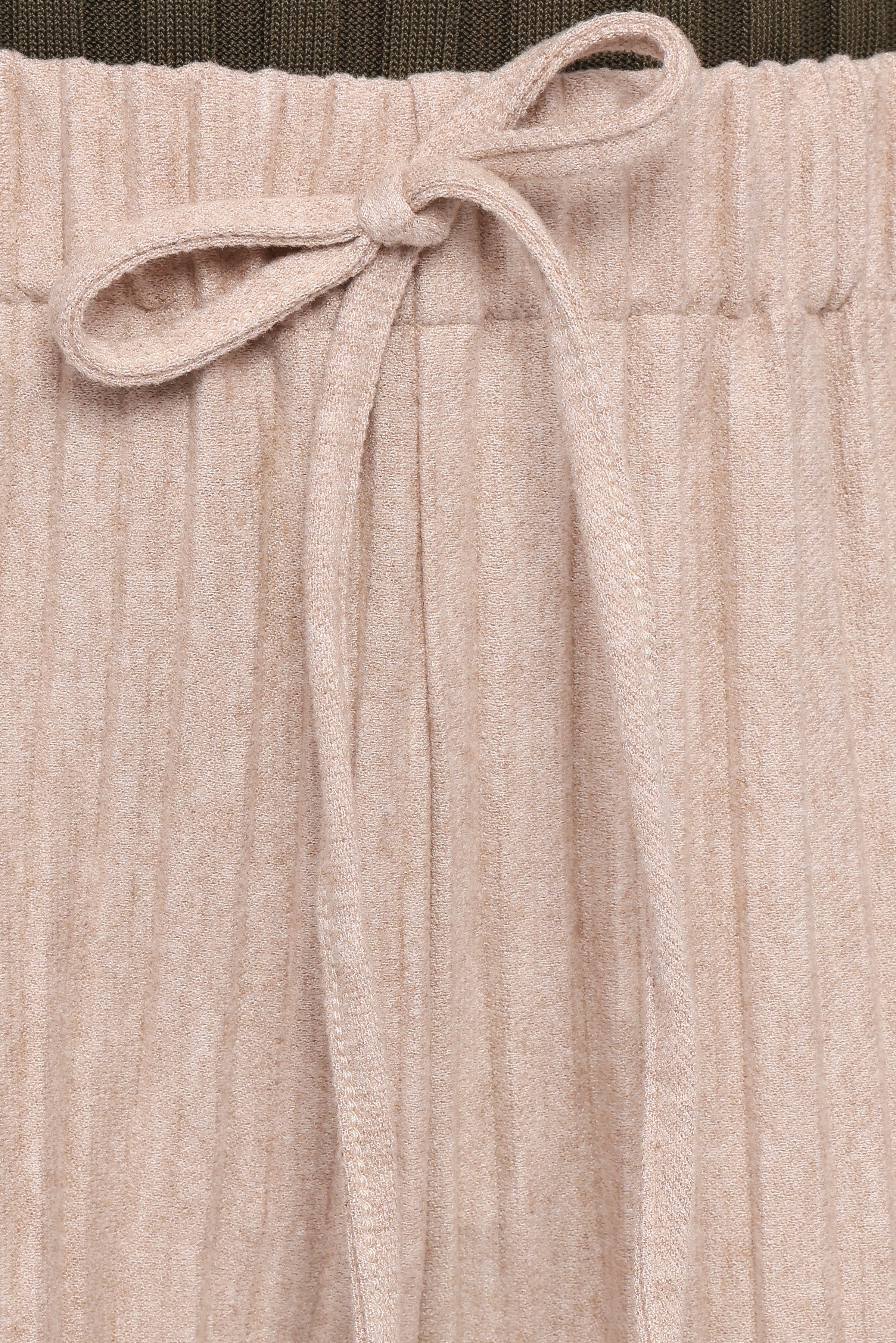 Davis Pleated Knit Pant - Beige