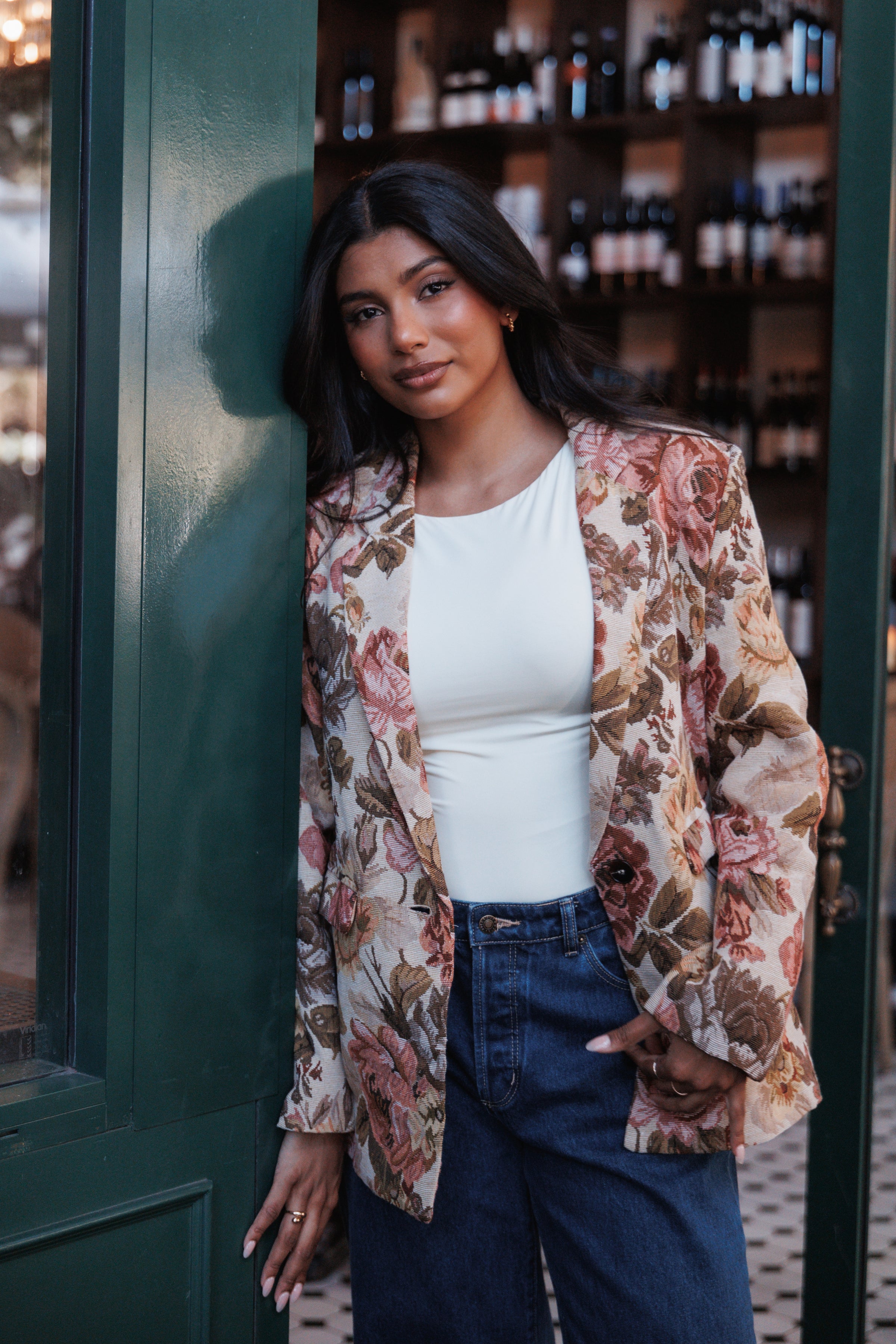 Dawn Oversized Blazer - Floral