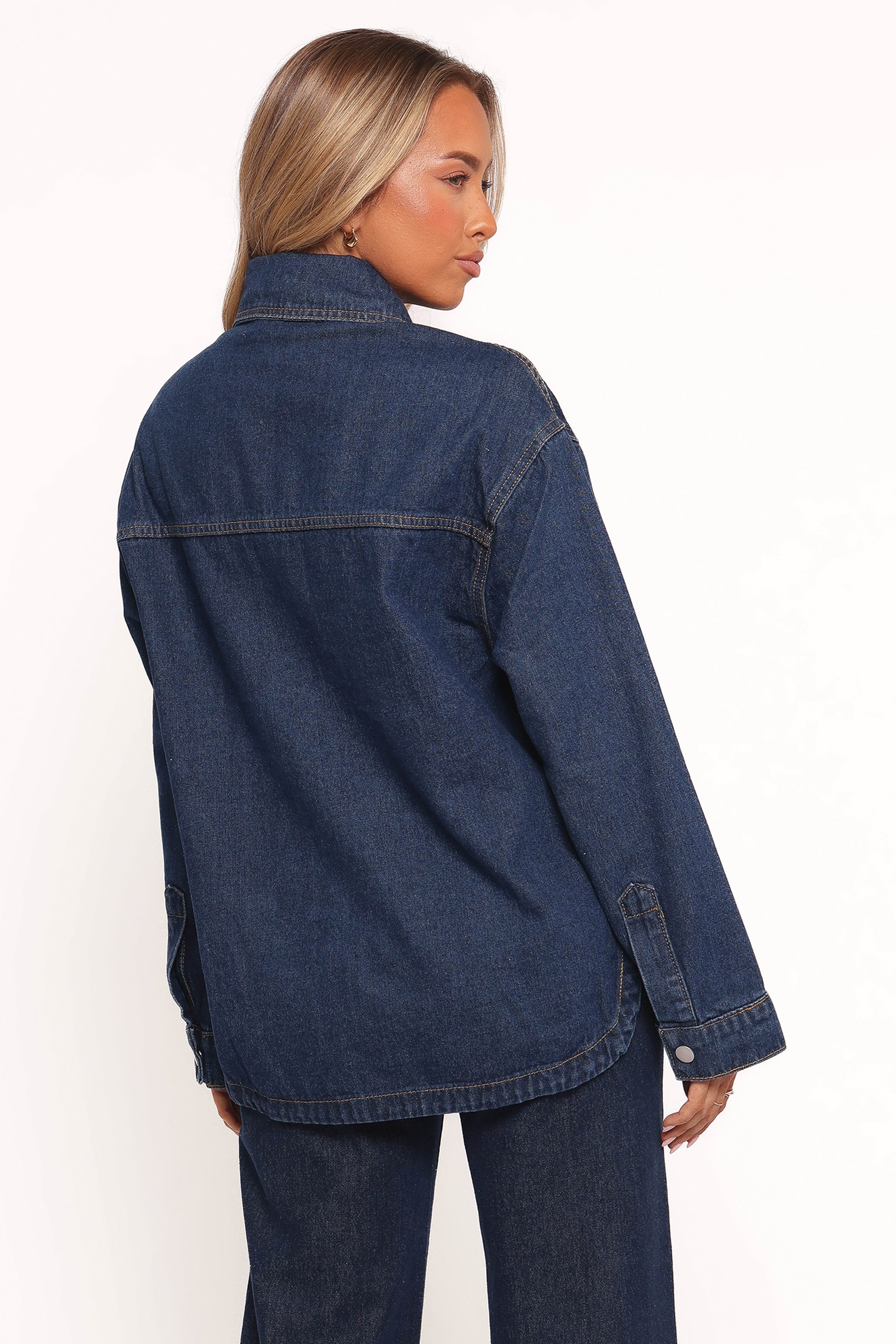 Dede Denim Shacket - Denim