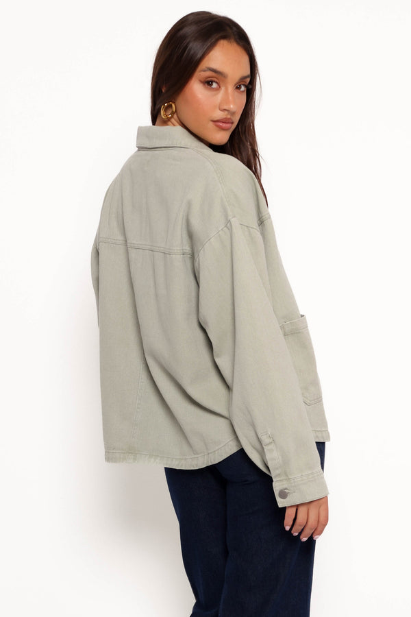 Delana Denim Jacket - Green