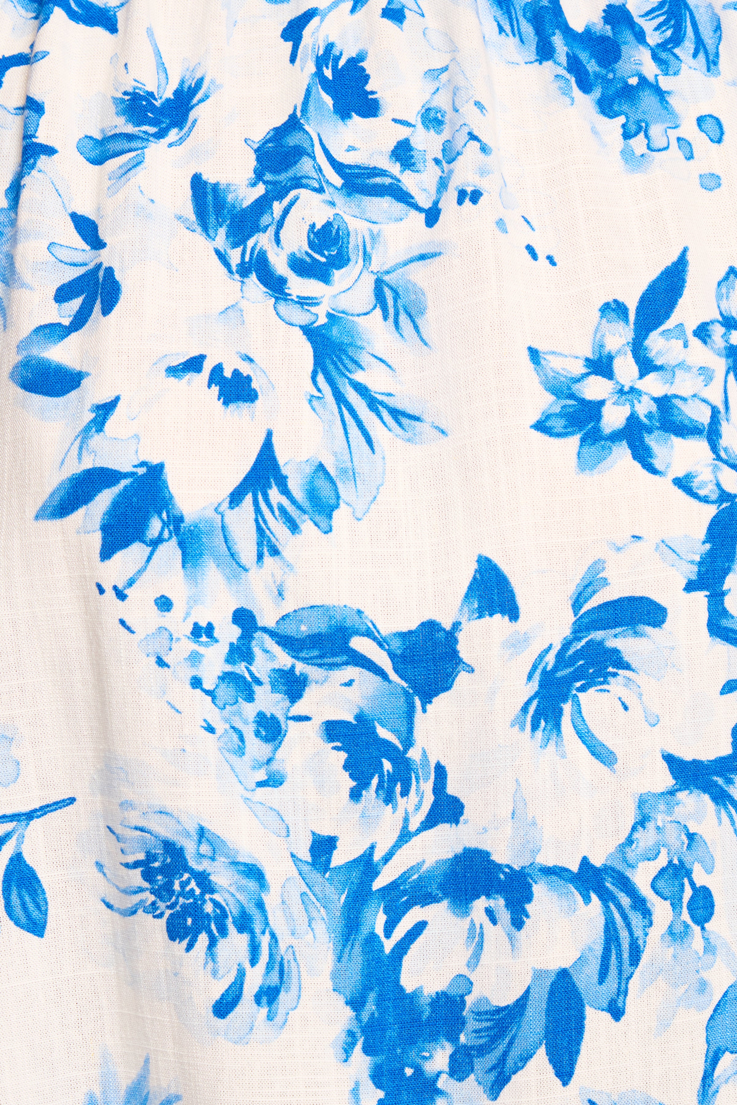 Delaney Halter Top - Blue Floral