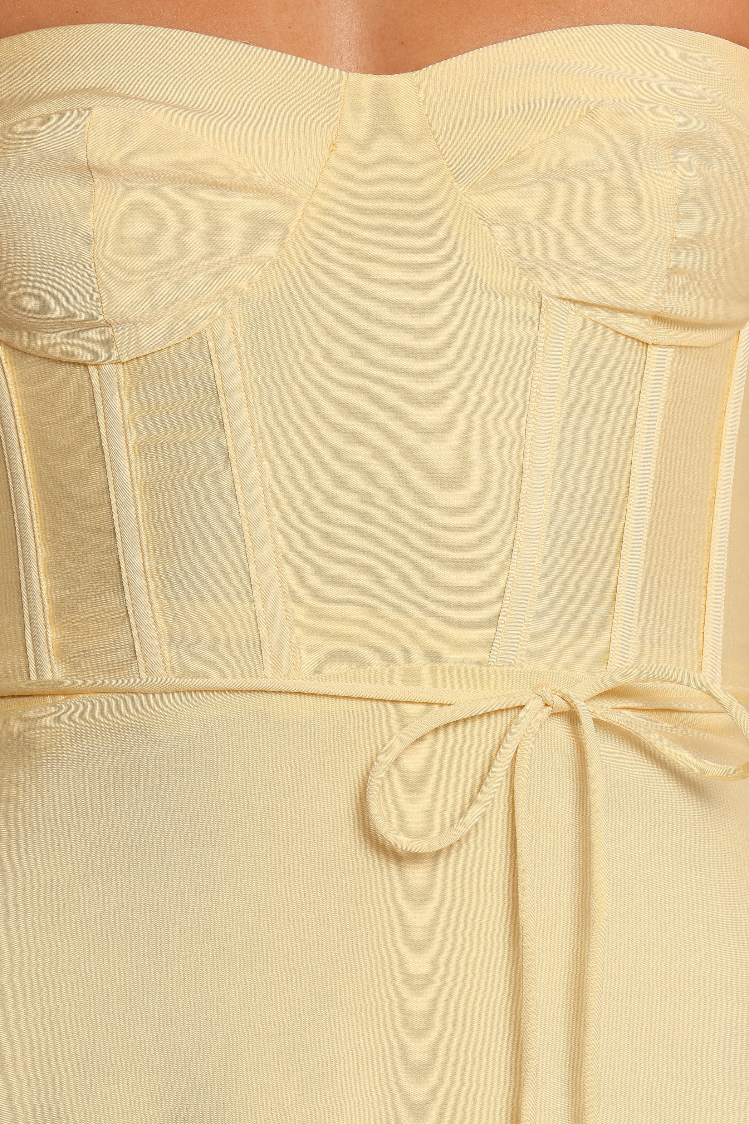 Della Midi Dress - Yellow