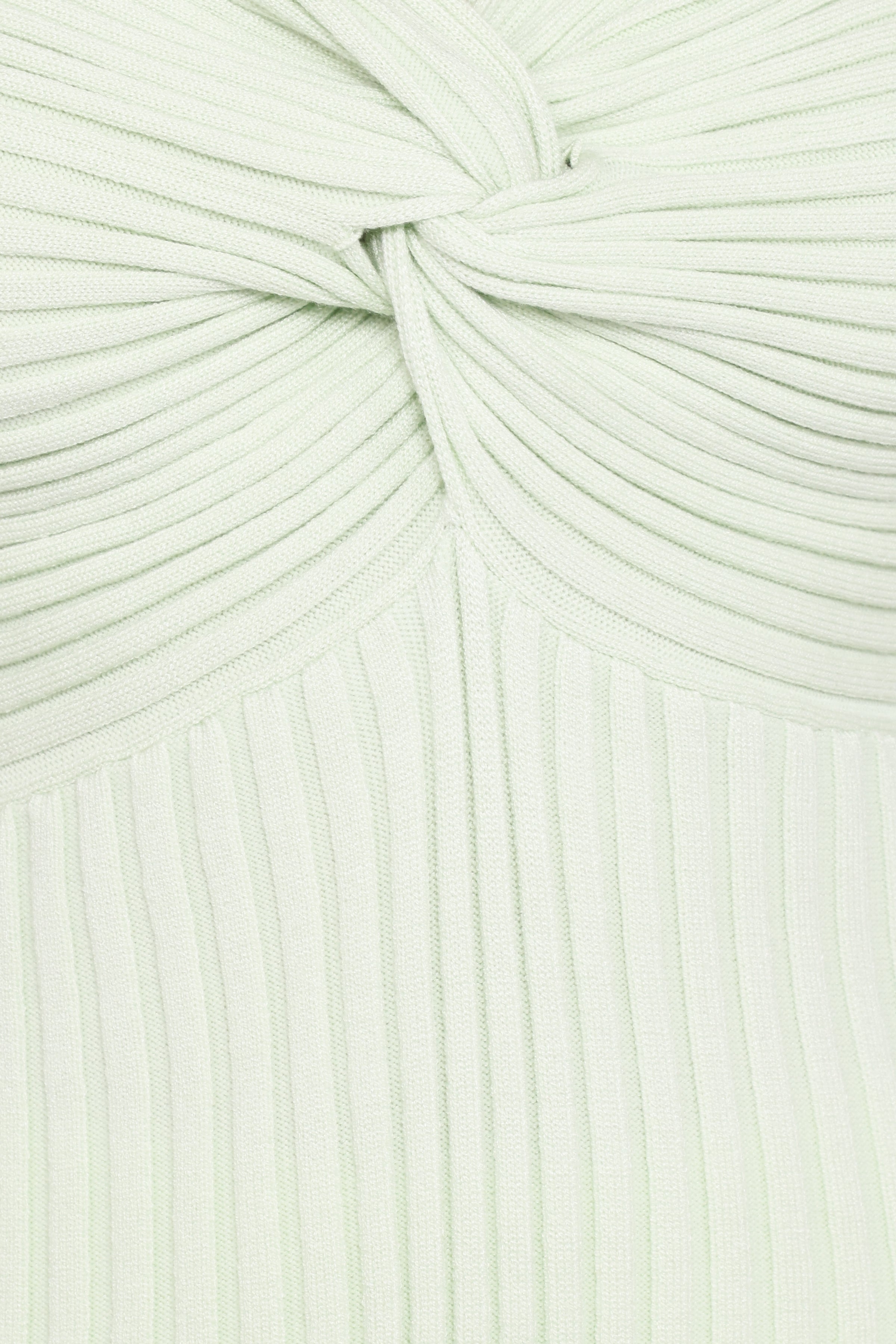 Demi Twist Detail Knit Top - Sage