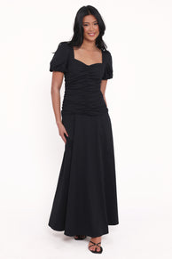 Denver Midi Dress - Black