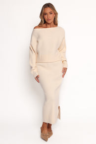 Duncan Knit Dress - Cream