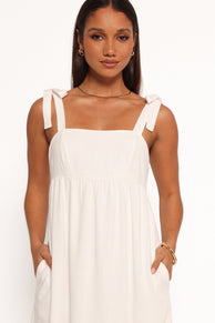 Edison Midi Dress - White