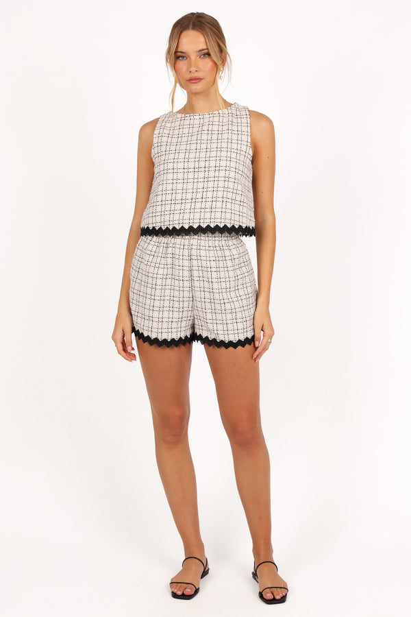 Elea Short - Black White