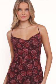 Esmeralda Maxi Dress - Pink Floral