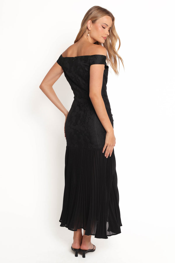 Evelina Maxi Dress - Black