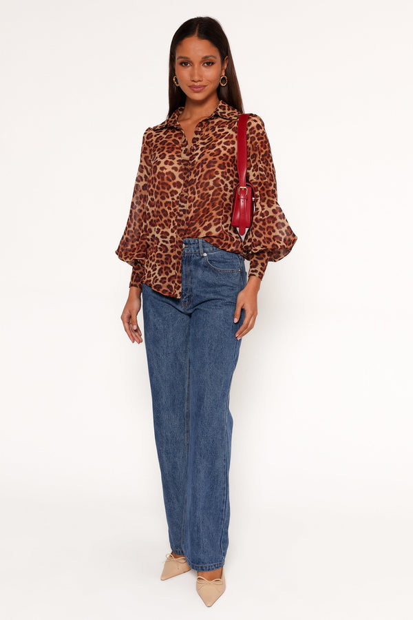 Fleetwood Blouse - Leopard