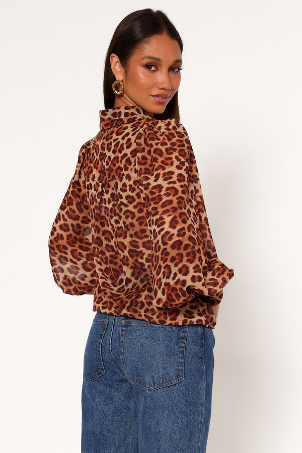 Fleetwood Blouse - Leopard