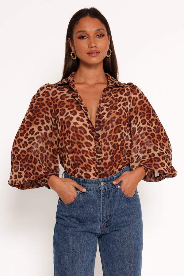 Fleetwood Blouse - Leopard