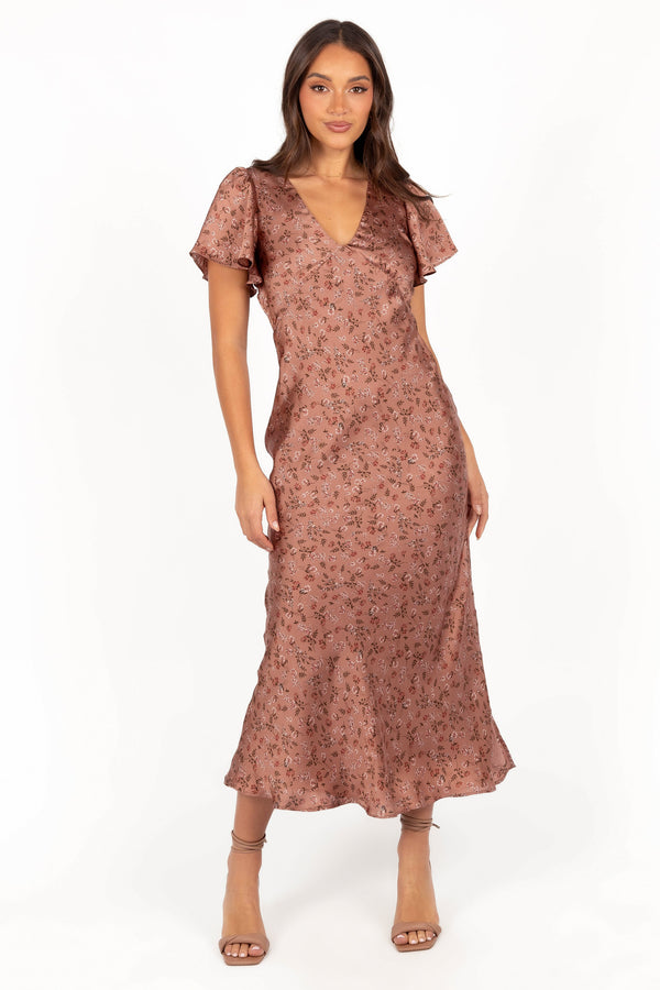 Flossy Maxi Dress - Mauve