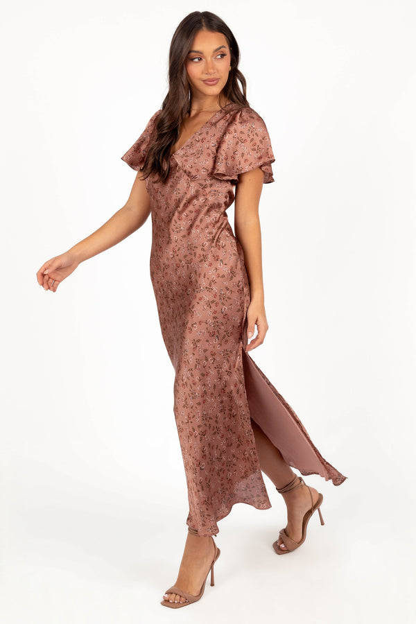 Flossy Maxi Dress - Mauve