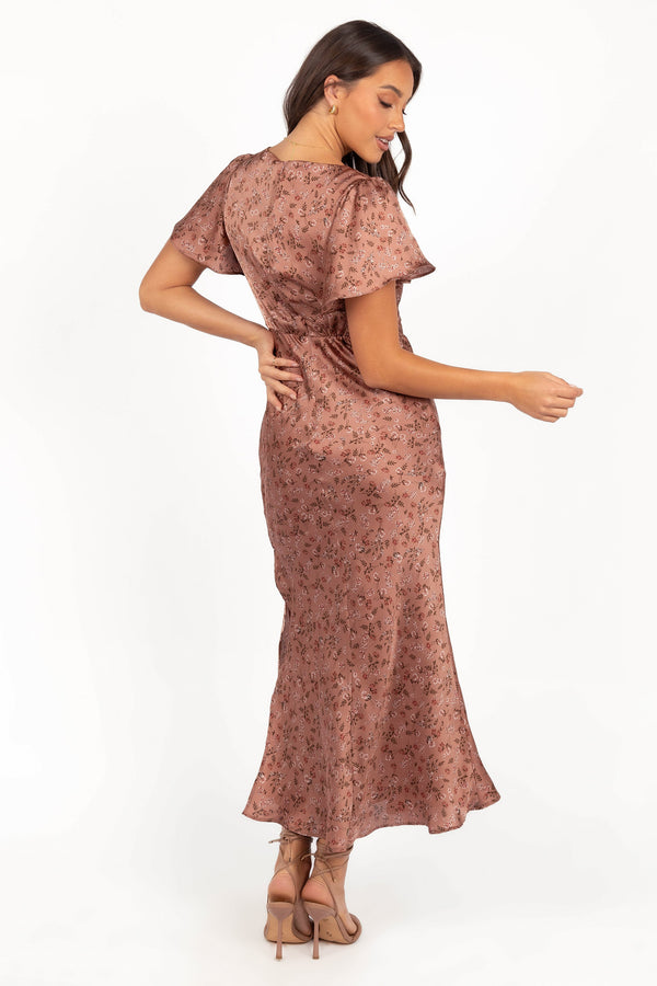 Flossy Maxi Dress - Mauve