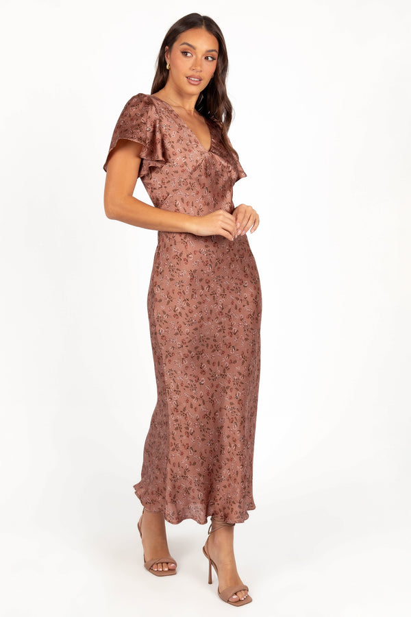 Flossy Maxi Dress - Mauve