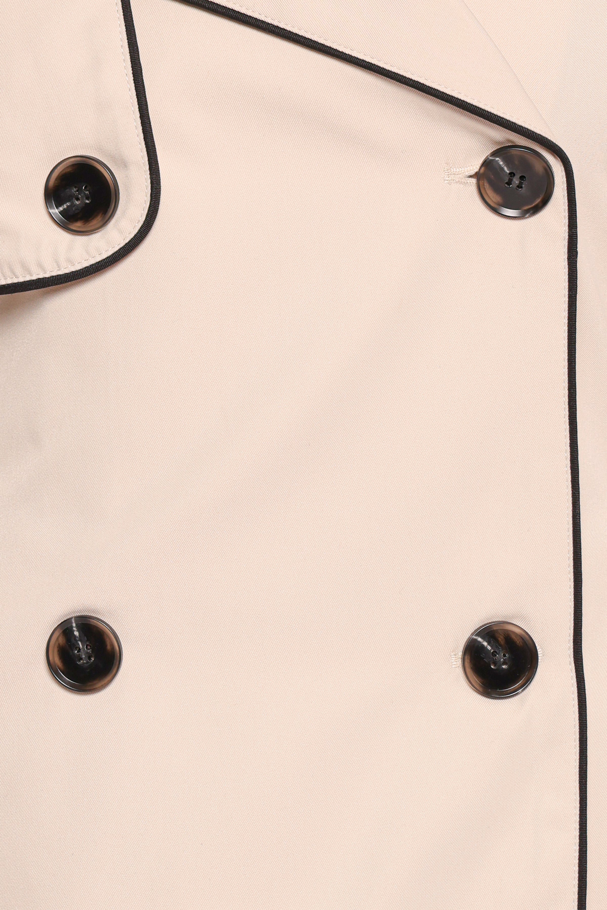 Franklin Cropped Trench - Ecru