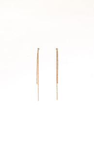 Genevieve Drop Earrings - Gold