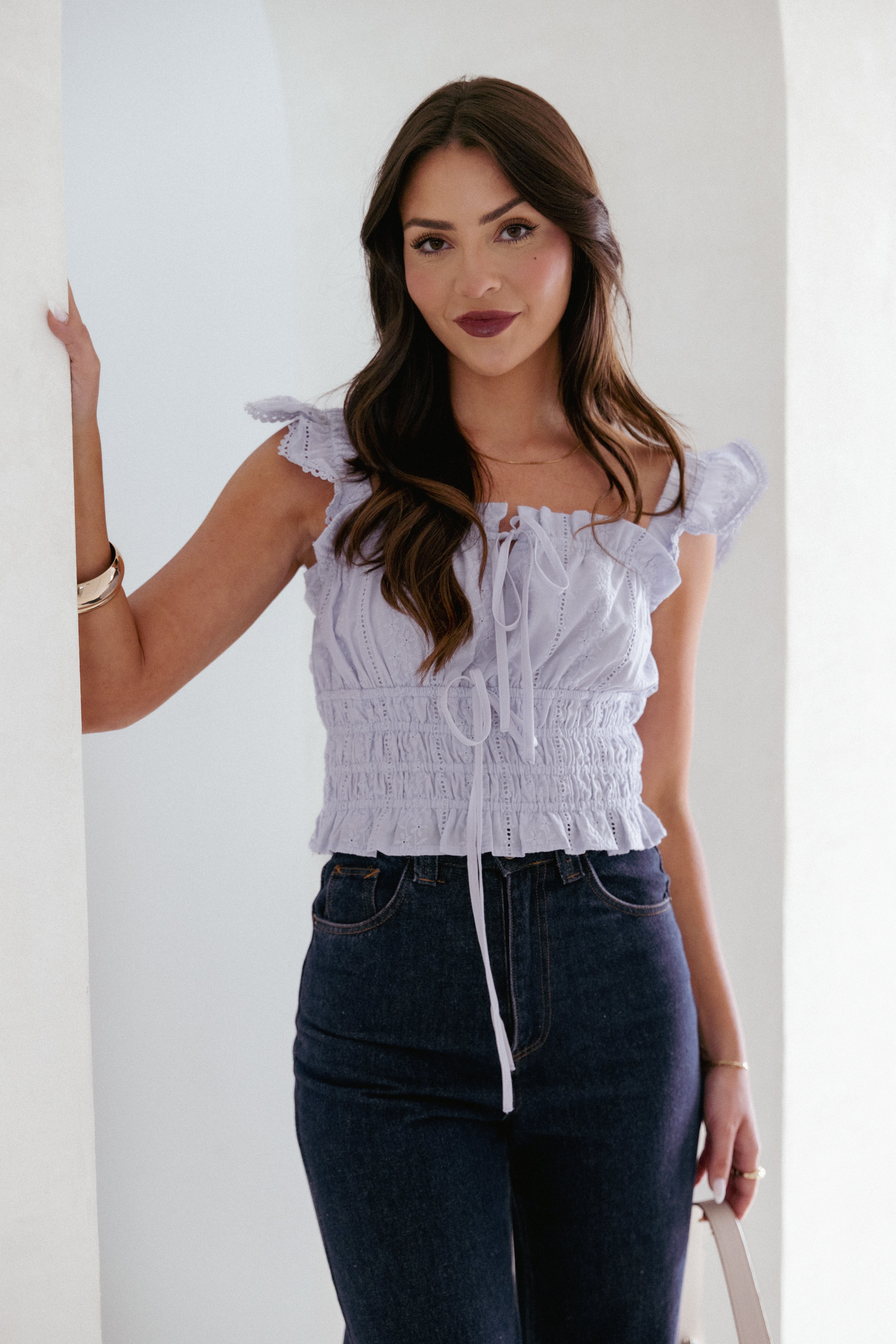 Giran Top - Cashmere Blue